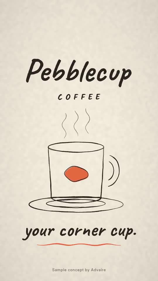 Ad frame: your corner cup