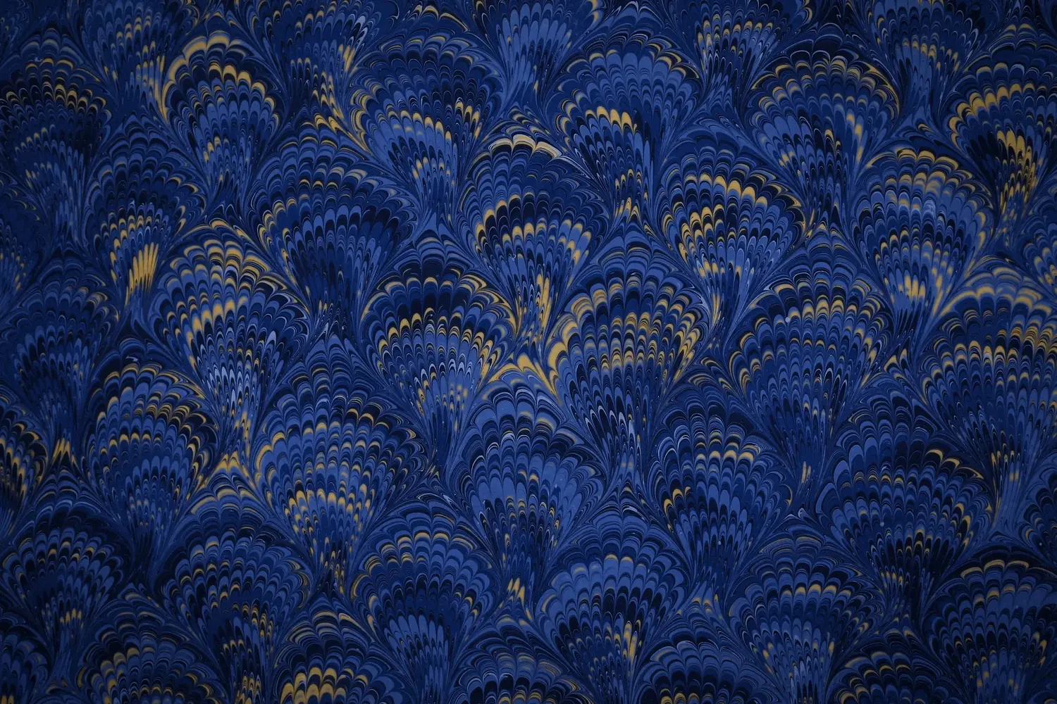 Plate V — Gold marbling
